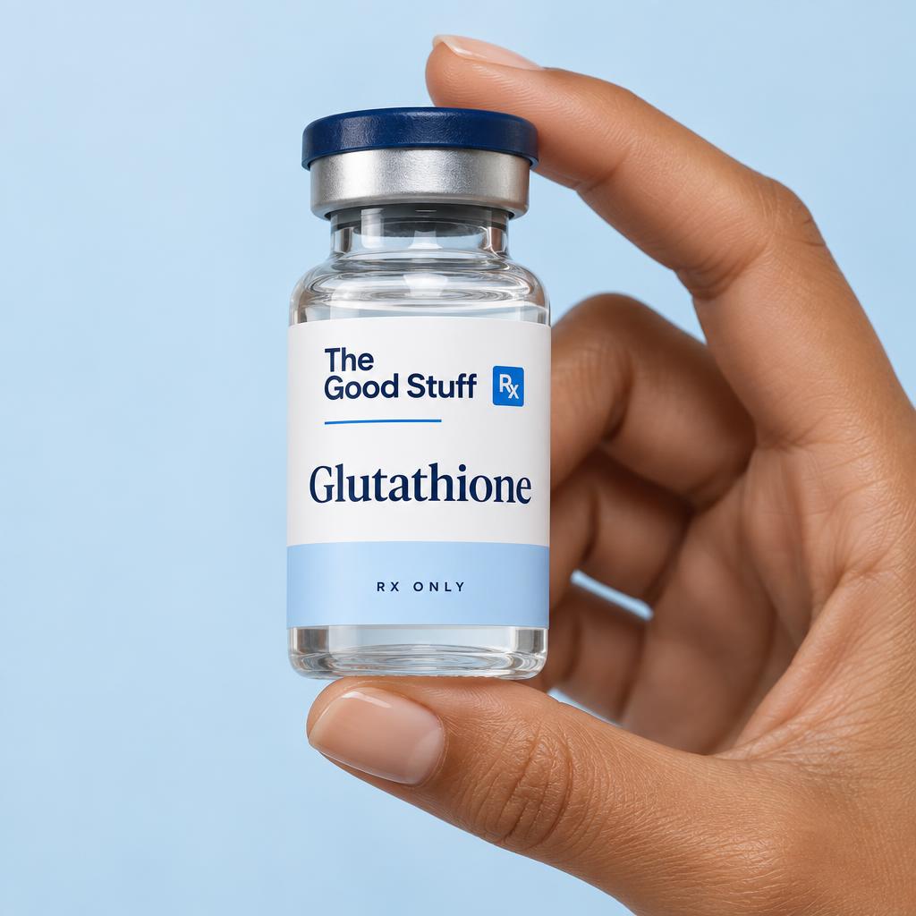 Illustrative Glutathione packaging labeled Rx Only